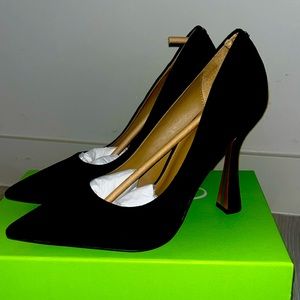 Sam Edelman Antonia Black Suede Pumps